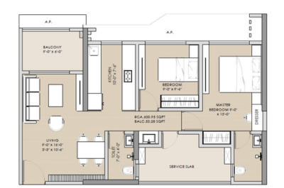 2 BHK Layout